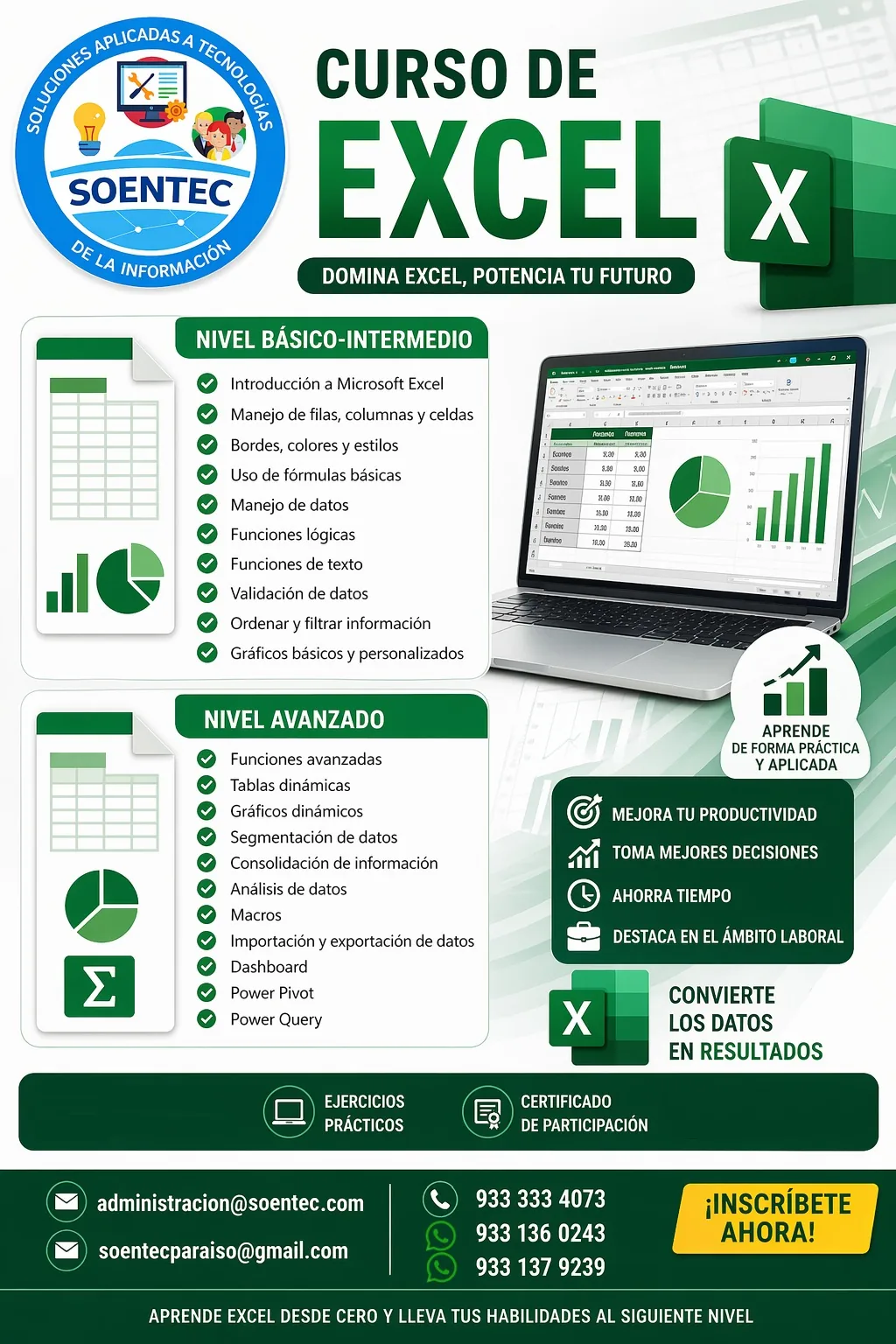Curso de Excel SOENTEC